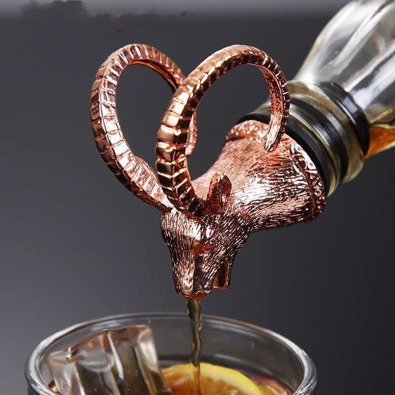 Creative Sheep's Head Wine Pourer
