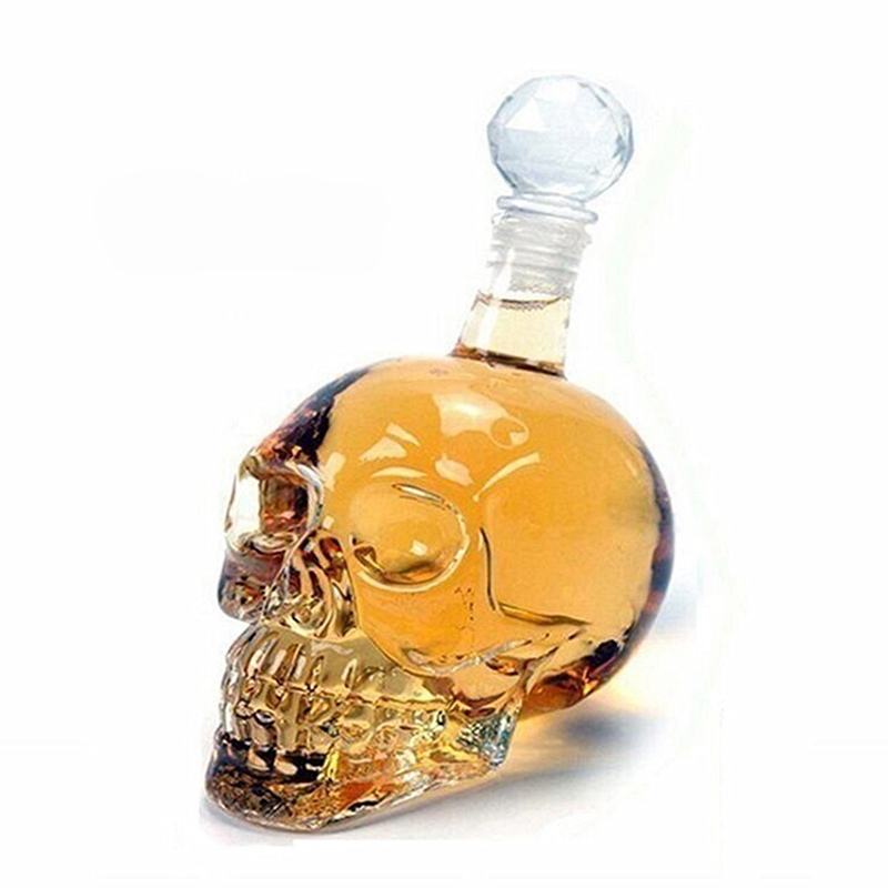 Skull Double Transparent Glass