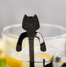 304 Stainless Steel Cartoon Cat Spoon