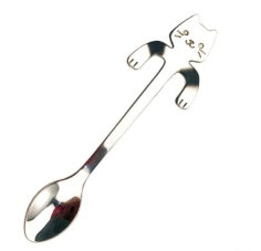 304 Stainless Steel Cartoon Cat Spoon