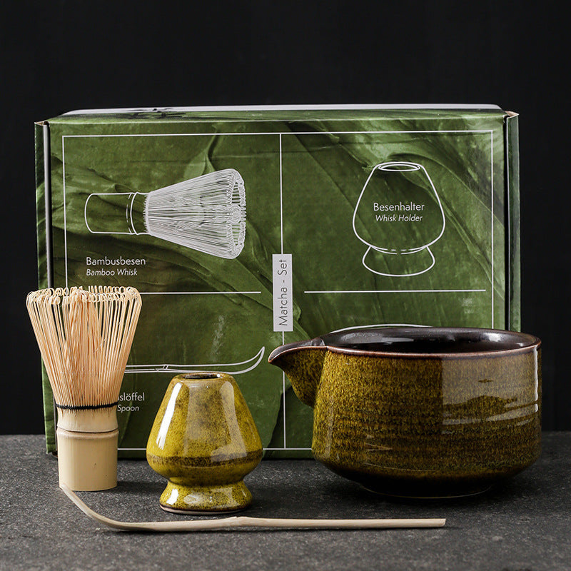 Japanese Kiln Baked Matcha Tea Set