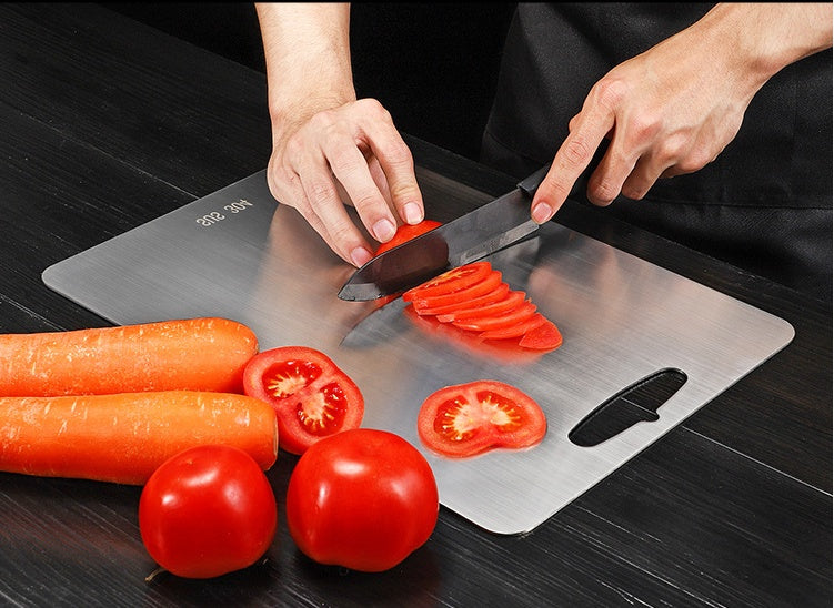 stainless steel cutting board