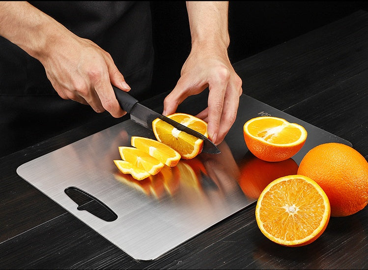 stainless steel cutting board