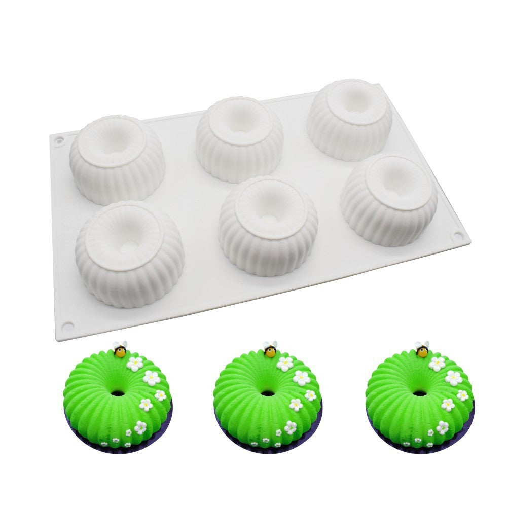 Round Rotating Silicone Cake Mold