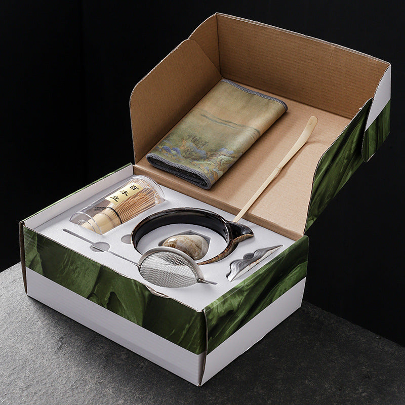 Japanese Kiln Baked Matcha Tea Set