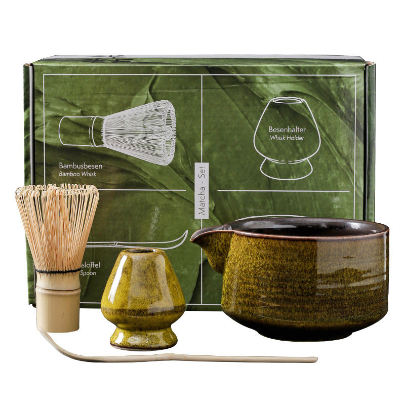 Japanese Kiln Baked Matcha Tea Set