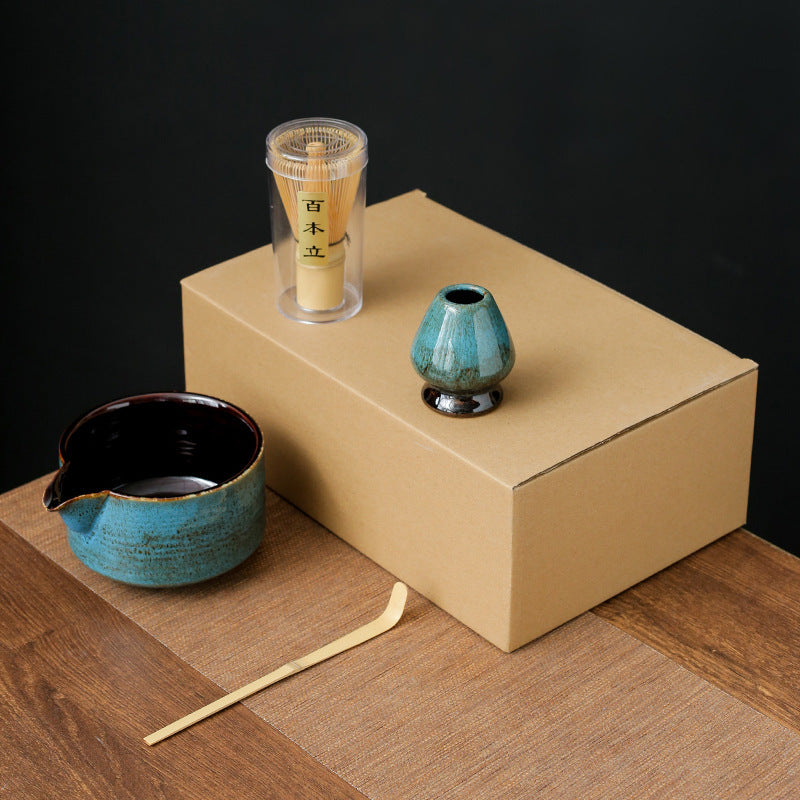 Japanese Kiln Baked Matcha Tea Set