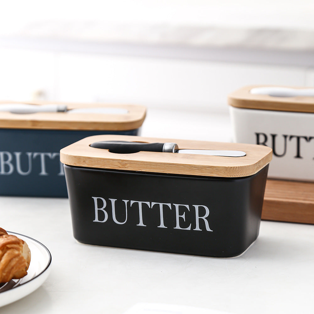 Bamboo Butter Box