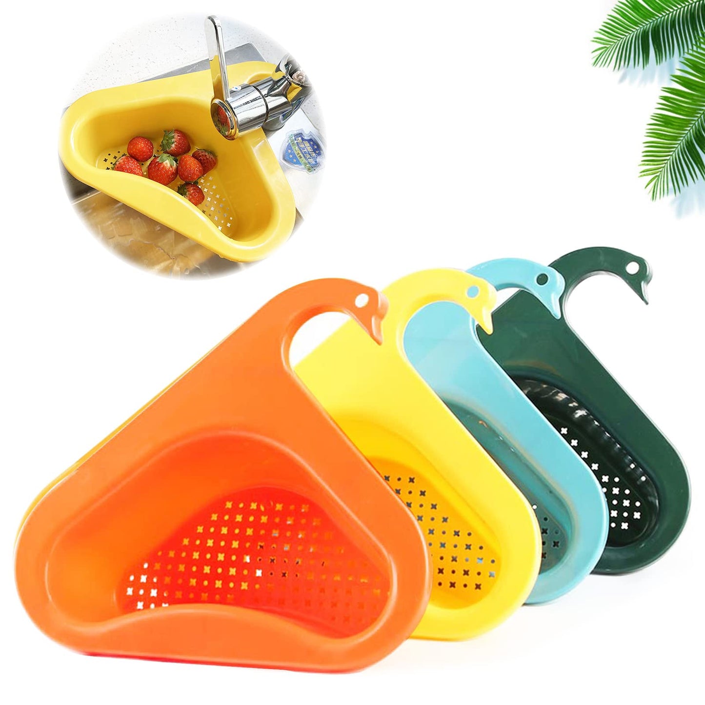 Kitchen Dry And Wet Separation Drain Basket